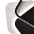 Lustra LED cu cristal PRISMIQ 34W, 3 Patrate, lumina Rece/Calda/Neutra, Negru ModernLight Concept