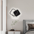 Lustra LED cu cristal PRISMIQ 34W, 3 Patrate, lumina Rece/Calda/Neutra, Negru ModernLight Concept