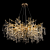 Candelabru Cristal CC333/800GD, 12x G9, Auriu, 80cm, Inaltime Reglabila ModernLight Concept