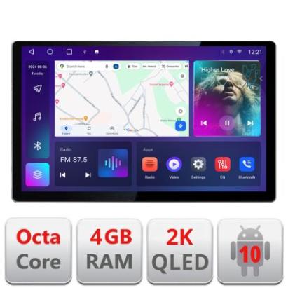 Navigatie dedicata Toyota Auris 2017- N-AURIS  Edonav ecran 13" 2K 4+32 Android Waze USB Navigatie 4G 360 Toslink Youtube Radi CarStore Technology