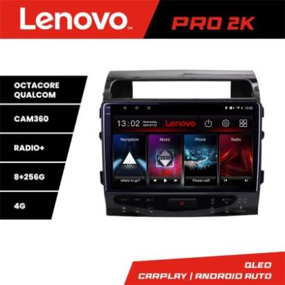 Navigatie Toyota Landcruiser J150 2010-2018 Lenovo 8 core QLED 2K 8+256 360 Android Waze USB Navigatie Internet Youtube Radio CarStore Technology