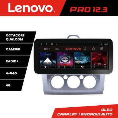 Navigatie Ford Focus clima manuala K-140-manual Lenovo PRO 4+64 12.3 inch qled android 4G DSP gps internet 32 CarStore Technology