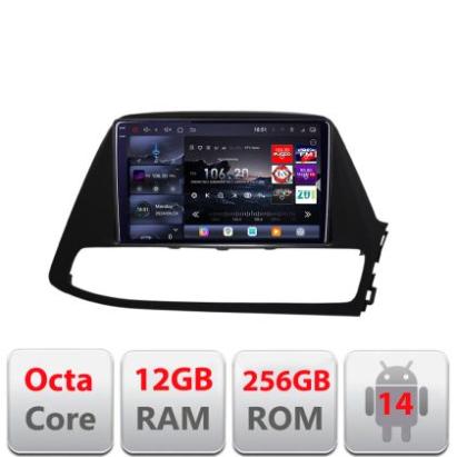 Navigatie Hyundai I30 2018-2021 Edotec kit-1130  8 core QLED 2K 12+256GB 360 Android Waze USB Navigatie Internet Youtube CarStore Technology