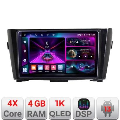 Navigatie Nissan Qashqai A-353  4+64 InCell Display 1K Android Waze USB Navigatie Internet Youtube Radio CarStore Technology