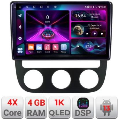 Navigatie VW Golf 5 2004-2010 clima automatica Android radio gps internet 4+64 InCell Display 1K KIT-golf5-automatic+EDT-E210-RK CarStore Technology