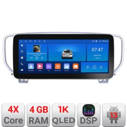 Navigatie Kia Sportage 2016 K-576 Edotec 4+64 12.3 inch Incell 1K android Wifi 5Ghz gps internet CarStore Technology