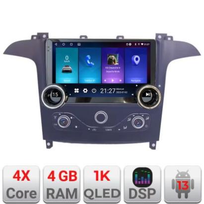 Navigatie Ford S-max 2006-2014 Edotec Incell 1K 10.5 inch  4+64 carplay android auto radio internet KIT-smax-navi+EDT-E211-RK CarStore Technology