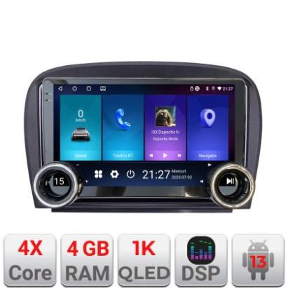 Navigatie Mercedes SL W230 2004-2011 Kit-W230 Edotec  4+64 10.5 inch Incell 1K android Wifi 5Ghz gps internet CarStore Technology