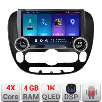 Navigatie Kia Soul 2014-2019 Edotec  4+64 10.5 inch Incell 1K android Wifi 5Ghz gps internet  Kit-soul-2014 CarStore Technology