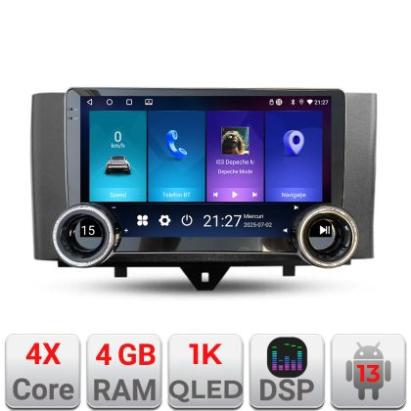 Navigatie Smart For Two 2010-2015 Kit-Smart10 Edotec  4+64 10.5 inch Incell 1K android Wifi 5Ghz gps internet CarStore Technology