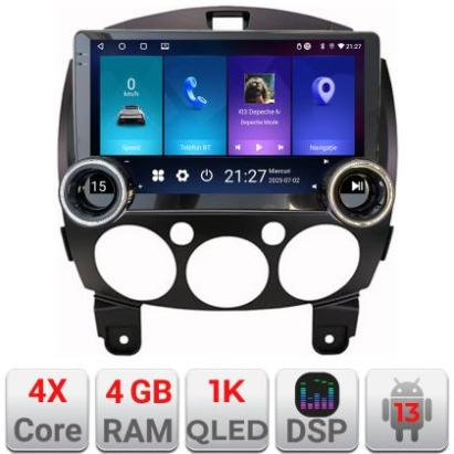 Navigatie Mazda 2 2007-2013 Edotec  4+64 10.5 inch Incell 1K android Wifi 5Ghz gps internet  Kit-mazda2 CarStore Technology