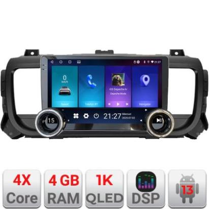Navigatie Citroen Jumpy Toyota ace Peugeot Traveller Kit-jumpy16 Edotec  4+64 10.5 inch Incell 1K android Wifi 5Ghz gps internet v2 CarStore Technology