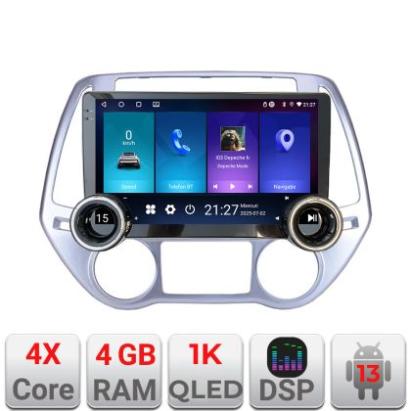 Navigatie Hyundai I20 2011-2014 manual si automat Edotec  4+64 10.5 inch Incell 1K android Wifi 5Ghz gps internet  Kit-i20-2012 CarStore Technology