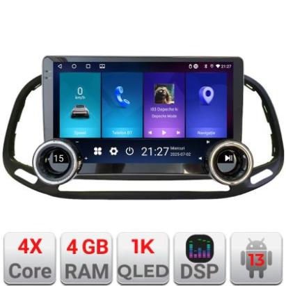 Navigatie Fiat Doblo 2015-2018 Kit-DOBLO15 Edotec  4+64 10.5 inch Incell 1K android Wifi 5Ghz gps internet CarStore Technology