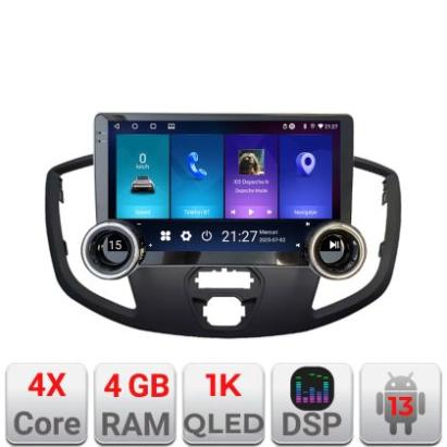 Navigatie Ford Transit V363 2015-2021 Edotec  4+64 10.5 inch Incell 1K android Wifi 5Ghz gps internet  Kit-custom CarStore Technology