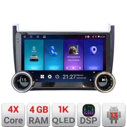 Navigatie VW Polo 2014- Kit-655 Edotec  4+64 10.5 inch Incell 1K android Wifi 5Ghz gps internet CarStore Technology