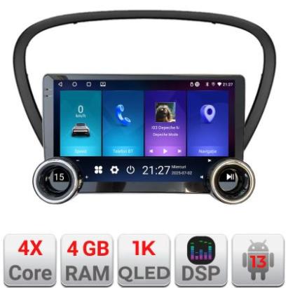 Navigatie Peugeot 607 Edotec  4+64 10.5 inch Incell 1K android Wifi 5Ghz gps internet  Kit-607 CarStore Technology