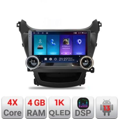 Navigatie Hyundai Elantra 2013-2015 Kit-359 Edotec  4+64 10.5 inch Incell 1K android Wifi 5Ghz gps internet  Q CarStore Technology