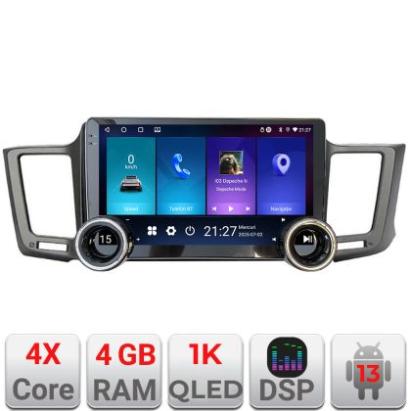 Navigatie TOYOTA RAV 4 2013-2018 Kit-247 Edotec  4+64 10.5 inch Incell 1K android Wifi 5Ghz gps internet CarStore Technology