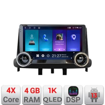 Navigatie Renault Megane 3 Fluence Kit-145 Edotec  4+64 10.5 inch Incell 1K android Wifi 5Ghz gps internet CarStore Technology