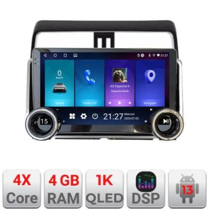 Navigatie Toyota Prado J150 2018- Kit-1065 Edotec  4+64 10.5 inch Incell 1K android Wifi 5Ghz gps internet CarStore Technology