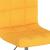 Scaun de sufragerie pivotant, galben, material textil GartenMobel Dekor