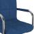 Scaun de bucătărie pivotant, albastru, material textil GartenMobel Dekor