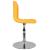 Scaun de bar pivotant, galben, material textil GartenMobel Dekor