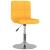 Scaun de bar pivotant, galben, material textil GartenMobel Dekor