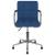 Scaun de birou pivotant, albastru, material textil GartenMobel Dekor