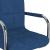 Scaun de birou pivotant, albastru, material textil GartenMobel Dekor