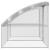 Cușcă pentru pui Argintiu 400 x 200 x 198.5 cm Oțel galvanizat GartenMobel Dekor