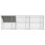 Cușcă pentru pui Argintiu 600 x 200 x 198.5 cm Oțel galvanizat GartenMobel Dekor