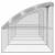 Cușcă pentru pui Argintiu 800 x 200 x 198.5 cm Oțel galvanizat GartenMobel Dekor