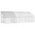 Cușcă pentru pui Argintiu 600 x 200 x 198.5 cm Oțel galvanizat GartenMobel Dekor