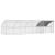 Cușcă pentru pui Argintiu 800 x 200 x 198.5 cm Oțel galvanizat GartenMobel Dekor