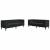 Set de canapea 2 pcs Negru Catifea GartenMobel Dekor