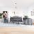 Set de canapea 3 pcs Gri închis Catifea GartenMobel Dekor