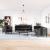 Set de canapea 3 pcs Negru Catifea GartenMobel Dekor