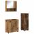 Set de mobilier pentru baie 3 pcs Lemn vechi 61 x 35 x 64 cm GartenMobel Dekor