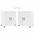 Set de mobilier pentru baie Pe perete 4 pcs Alb 61 x 35 x 64 cm GartenMobel Dekor