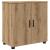 Set de mobilier pentru baie Pe perete 4 pcs stejar artizanal GartenMobel Dekor