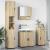 Set de mobilier pentru baie 4 pcs Stejar sonoma 61 x 35 x 64 cm GartenMobel Dekor