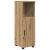 Set de mobilier pentru baie Pe perete 5 pcs stejar artizanal GartenMobel Dekor