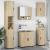 Set de mobilier pentru baie 5 pcs Stejar sonoma 61 x 35 x 64 cm GartenMobel Dekor