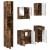 Set de mobilier pentru baie 5 pcs Stejar afumat 61 x 35 x 64 cm GartenMobel Dekor