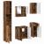 Set de mobilier pentru baie 5 pcs Lemn vechi 61 x 35 x 64 cm GartenMobel Dekor