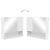 Set de mobilier pentru baie Pe perete 4 pcs Alb 61 x 35 x 64 cm GartenMobel Dekor
