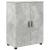 Set de mobilier pentru baie 4 pcs Gri beton 61 x 35 x 64 cm GartenMobel Dekor