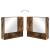 Set de mobilier pentru baie 4 pcs Stejar afumat 61 x 35 x 64 cm GartenMobel Dekor